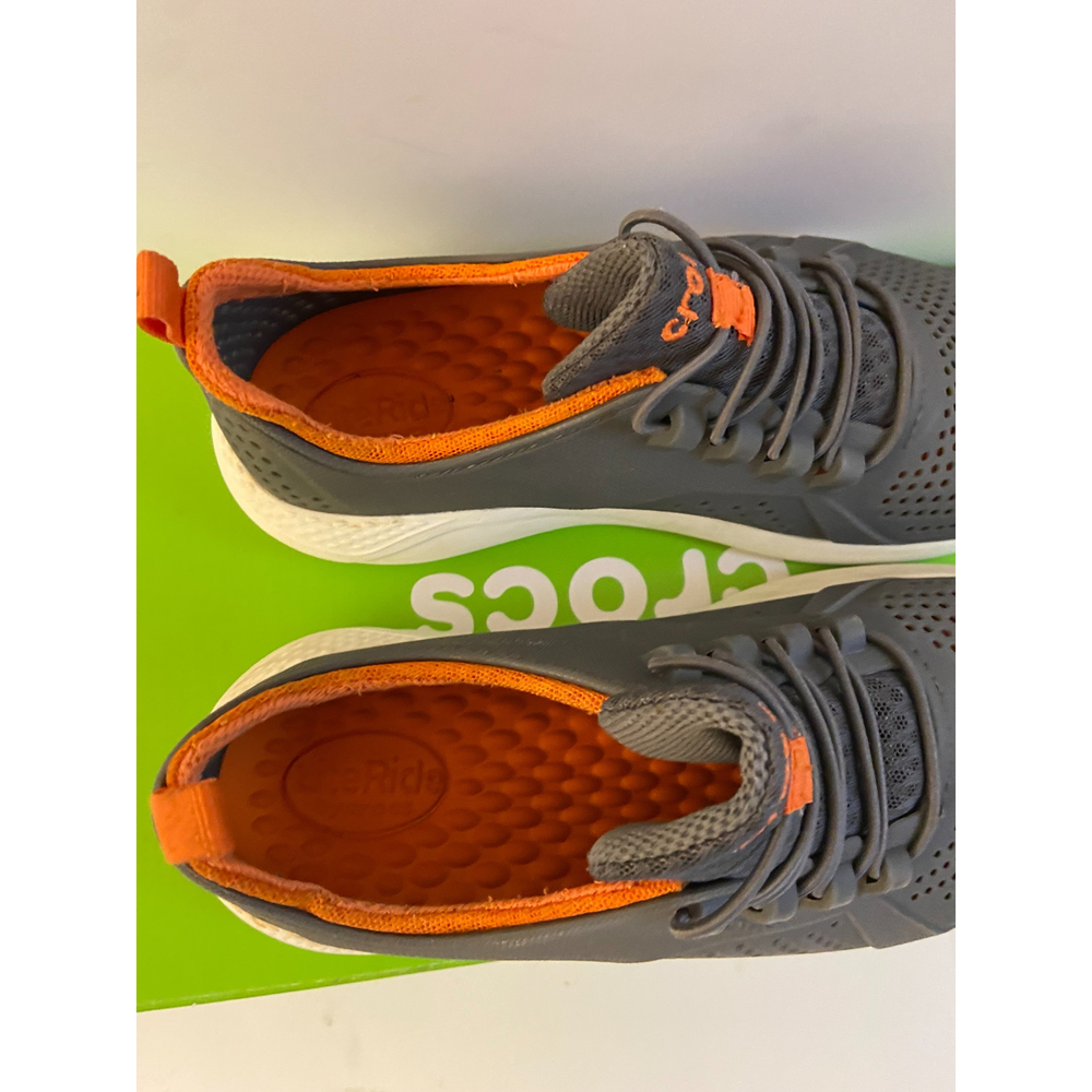 CROCS Kids Sneakers - Gray and Orange